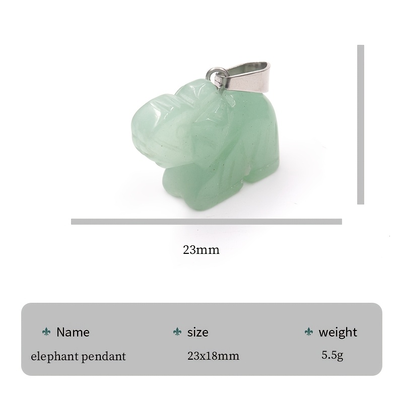 Mixed Color Random Elephant Pendant for DIY Gifting